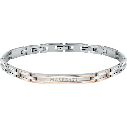 Bracciale Uomo Maserati In Acciaio E Pvd Rosa