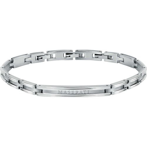 Bracciale Uomo Maserati In Acciaio E Pvd 3 - Verre Gioielli racciale Uomo Maserati In Acciaio E Pvd