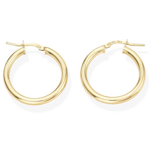 Orecchini Donna Amen A Cerchio In Argento 925 Dorato 3 - Verre Gioielli Orecchini Donna Amen A Cerchio In Argento 925 Dorato