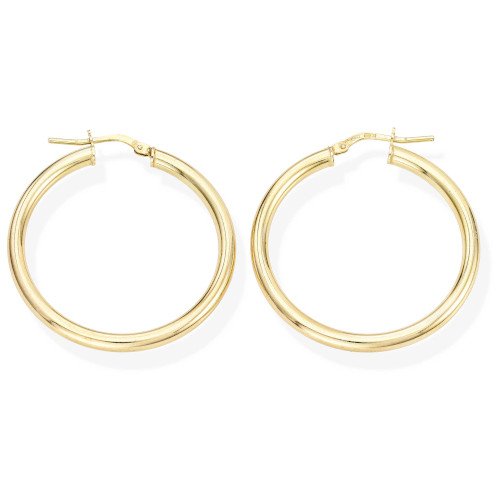 Orecchini Donna Amen A Cerchio In Argento 925 Dorato