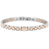 Bracciale Uomo Maserati In Acciaio Bicolore 1 - Verre Gioielli Bracciale Uomo Maserati In Acciaio Bicolore