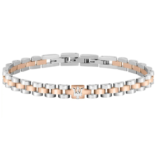 Bracciale Uomo Maserati In Acciaio Bicolore