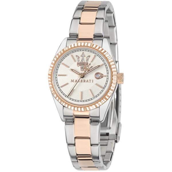 Orologio Donna Maserati In Acciaio E Pvd Rosa Solo Tempo Al Quarzo - Verre  Gioielli