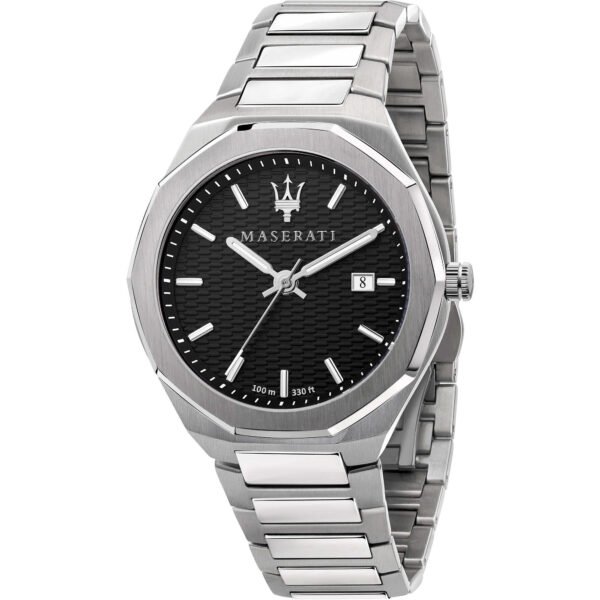 Orologio Uomo Maserati In Acciaio Solo Tempo Al Quarzo 3 - Verre Gioielli Orologio Uomo Maserati In Acciaio Solo Tempo Al Quarzo