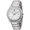 Orologio Uomo Maserati In Acciaio Solo Tempo Al Quarzo 4 - Verre Gioielli Orologio Uomo Maserati In Acciaio Solo Tempo Al Quarzo