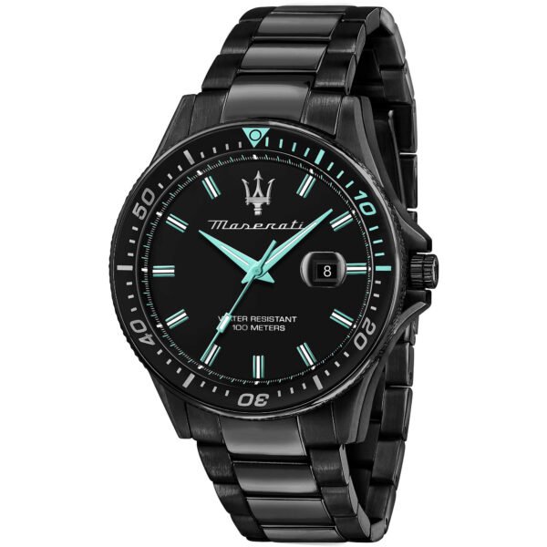 Orologio Uomo Maserati In Acciaio Solo Tempo Al Quarzo 3 - Verre Gioielli Orologio Uomo Maserati In Acciaio Solo Tempo Al Quarzo