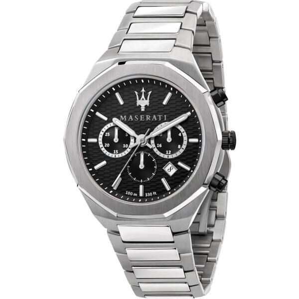 Orologio Uomo Maserati In Acciaio Cronografo Al Quarzo 3 - Verre Gioielli Orologio Uomo Maserati In Acciaio Cronografo Al Quarzo
