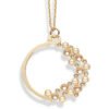 Collana Donna Boccadamo In Bronzo Dorato Con Mezza Luna Pendente E Swarovski 1 - Verre Gioielli Collana Donna Boccadamo In Bronzo Dorato Con Mezza Luna Pendente E Swarovski