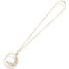 Collana Donna Boccadamo In Bronzo Dorato Con Mezza Luna Pendente E Swarovski 1 Verre Gioielli - l'istituzione del gioiello