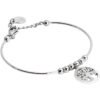 Bracciale Rigido Donna Mya Boccadamo In Acciaio Rodiato E Charm A Albero Della Vita 2 - Verre Gioielli Bracciale Rigido Donna Mya Boccadamo In Acciaio Rodiato E Charm A Albero Della Vita