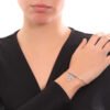 Bracciale Rigido Donna Mya Boccadamo In Acciaio Rodiato E Charm A Albero Della Vita 1 Verre Gioielli - l'istituzione del gioiello