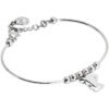 Bracciale Rigido Donna Mya Boccadamo In Acciaio Rodiato E Charm A Cane 2 - Verre Gioielli Bracciale Rigido Donna Mya Boccadamo In Acciaio Rodiato E Charm A Cane