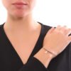 Bracciale Donna Mya Boccadamo In Acciaio Rodiato E Charms A Orsetto Placcato Oro Rosa 2 Verre Gioielli - l'istituzione del gioiello