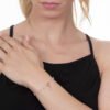 Bracciale Donna Mya Boccadamo In Bronzo Placcato Oro Rosa Con Cristalli Rosa E Charm A Cornetto 2 Verre Gioielli - l'istituzione del gioiello