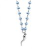 Collana Donna Mya Boccadamo In Bronzo Rodiato Con Cristalli Celesti E Charm A Cornetto 1 - Verre Gioielli Collana Donna Mya Boccadamo In Bronzo Rodiato Con Cristalli Celesti E Charm A Cornetto