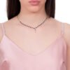 Collana Donna Mya Boccadamo In Bronzo Rodiato Con Cristalli Neri E Charm A Cornetto 5 - Verre Gioielli Collana Donna Mya Boccadamo In Bronzo Rodiato Con Cristalli Neri E Charm A Cornetto 1 Verre Gioielli - l'istituzione del gioiello