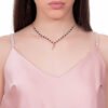Collana Donna Mya Boccadamo In Bronzo Placcato Oro Rosa Con Cristalli Neri E Charm A Cornetto 5 - Verre Gioielli Collana Donna Mya Boccadamo In Bronzo Placcato Oro Rosa Con Cristalli Neri E Charm A Cornetto 1 Verre Gioielli - l'istituzione del gioiello