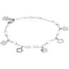 Bracciale Donna Mya Boccadamo In Acciaio Rodiato Con Charm A Fiori E Perle Bianche 2 - Verre Gioielli Bracciale Donna Mya Boccadamo In Acciaio Rodiato Con Charm A Fiori E Perle Bianche