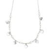 Collana Donna Mya Boccadamo In Acciaio Rodiato Con Charm A Cuori E Perle Bianche 1 - Verre Gioielli Collana Donna Mya Boccadamo In Acciaio Rodiato Con Charm A Cuori E Perle Bianche