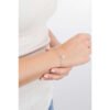 Bracciale Donna Mya Boccadamo In Acciaio Rodiato Con Charm A Stella E Strass 1 Verre Gioielli - l'istituzione del gioiello