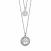 Collana Da Donna Mya Boccadamo Doppio Filo Con Alberi Della Vita Pendenti In Bronzo Con Zirconi 1 - Verre Gioielli Collana Da Donna Mya Boccadamo Doppio Filo Con Alberi Della Vita Pendenti In Bronzo Con Zirconi