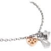 Bracciale Donna Mya Boccadamo In Acciaio Rodiato Con Charm A Gatto E Zampa Placcata Oro Rosa E Zircone 1 Verre Gioielli - l'istituzione del gioiello