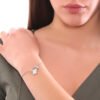 Bracciale Donna Mya Boccadamo In Acciaio Rodiato Con Charm A Quadrifoglio E Ferro DI Cavallo Placcato Oro Rosa E Zircone 6 - Verre Gioielli Bracciale Donna Mya Boccadamo In Acciaio Rodiato Con Charm A Quadrifoglio E Ferro DI Cavallo Placcato Oro Rosa E Zircone 2 Verre Gioielli - l'istituzione del gioiello