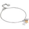 Bracciale Donna Mya Boccadamo In Acciaio Rodiato Con Charm A Unicorno E Stella Placcata Oro Rosa E Zircone 1 - Verre Gioielli Bracciale Donna Mya Boccadamo In Acciaio Rodiato Con Charm A Unicorno E Stella Placcata Oro Rosa E Zircone