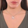 Collana Donna Mya Boccadamo In Acciaio Rodiato Con Pendente A Cuore E Zircone Nero 1 Verre Gioielli - l'istituzione del gioiello