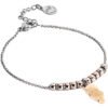 Bracciale Donna Mya Boccadamo In Acciaio Rodiato E Charms A Gufetto Placcato Oro Rosa 2 - Verre Gioielli Bracciale Donna Mya Boccadamo In Acciaio Rodiato E Charms A Gufetto Placcato Oro Rosa