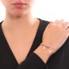 Bracciale Donna Mya Boccadamo In Acciaio Rodiato E Charms A Gufetto Placcato Oro Rosa 2 Verre Gioielli - l'istituzione del gioiello