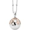 Collana Donna Mya Boccadamo Chiama Angeli In Bronzo Rodiato Con Ciondolo Sonoro Decorato E Placcato Oro Rosa 1 - Verre Gioielli Collana Donna Mya Boccadamo Chiama Angeli In Bronzo Rodiato Con Ciondolo Sonoro Decorato E Placcato Oro Rosa