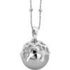 Collana Donna Mya Boccadamo Chiama Angeli In Bronzo Rodiato Con Ciondolo Sonoro Decorato In Acciaio