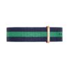 Cinturino Uomo Daniel Wellington Classic Warwick Nato Blu E Verde