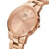 Orologio Daniel Wellington Donna Iconic Link Unitone Motion In Acciaio Rosato 2 Verre Gioielli - l'istituzione del gioiello