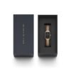 Orologio Daniel Wellington Donna Quadro Pressed Melrose In Acciaio Rosato 4 Verre Gioielli - l'istituzione del gioiello