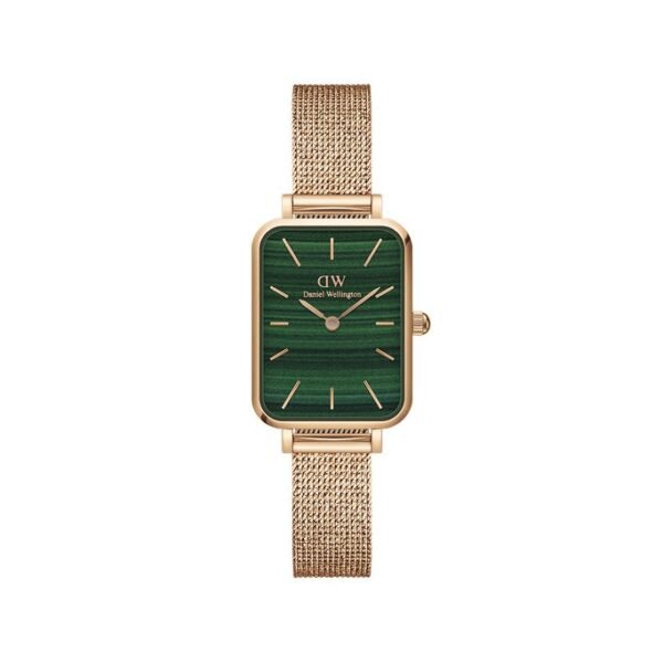 Orologio Daniel Wellington Donna Quadro Pressed Melrose In Acciaio Rosato 3 - Verre Gioielli Orologio Daniel Wellington Donna Quadro Pressed Melrose In Acciaio Rosato