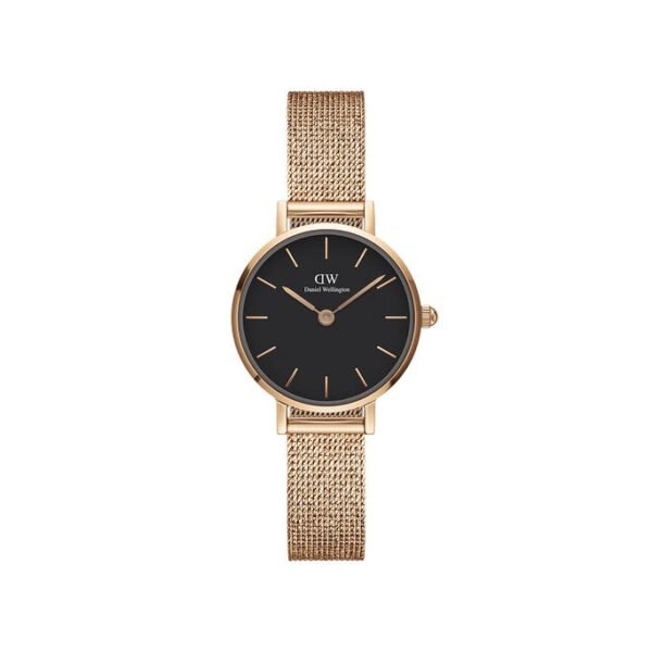 Orologio Daniel Wellington Donna Petite Pressed Melrose In Acciaio Rosato 3 - Verre Gioielli Orologio Daniel Wellington Donna Petite Pressed Melrose In Acciaio Rosato