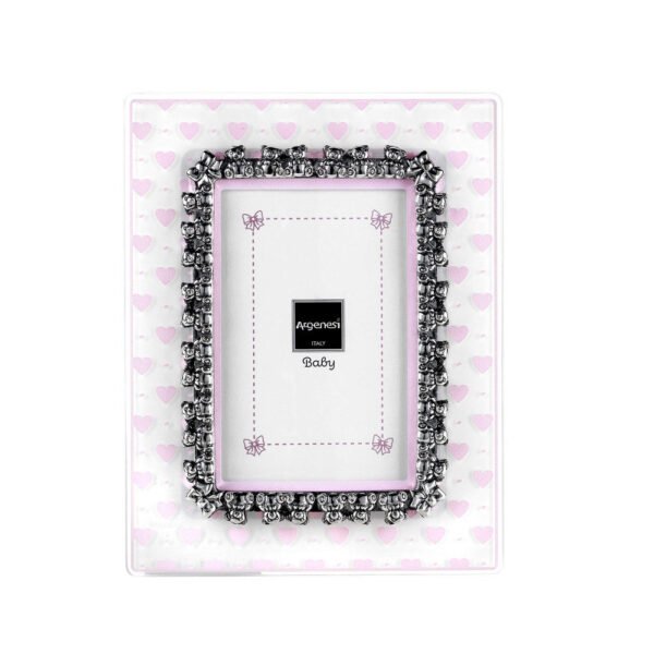 Cornice Portafoto Bambina Argenesi In Vetro E Argento 999 1 Verre Gioielli - l'istituzione del gioiello