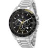 Orologio Uomo Maserati In Acciaio Cronografo Al Quarzo 2 - Verre Gioielli Orologio Uomo Maserati In Acciaio Cronografo Al Quarzo