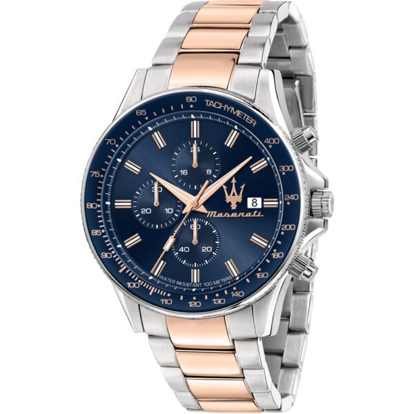 Orologio Uomo Maserati In Acciaio Cronografo Al Quarzo 3 - Verre Gioielli Orologio Uomo Maserati In Acciaio Cronografo Al Quarzo