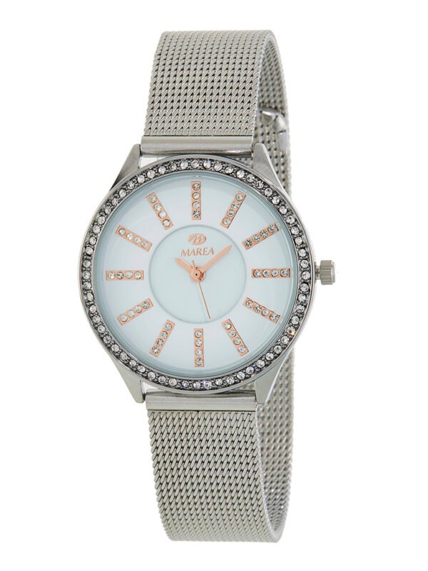 Orologio Donna Marea In Acciaio E Zirconi Solo Tempo Al Quarzo 3 - Verre Gioielli Orologio Donna Marea In Acciaio E Zirconi Solo Tempo Al Quarzo