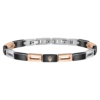 Bracciale Uomo Maserati In Acciaio E Ceramica 2 - Verre Gioielli Bracciale Uomo Maserati In Acciaio E Ceramica