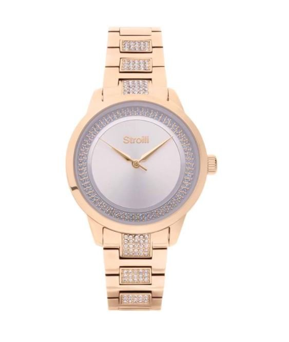 Orologio Donna Stroili In Acciaio Rosato E Cristalli Solo Tempo Al Quarzo