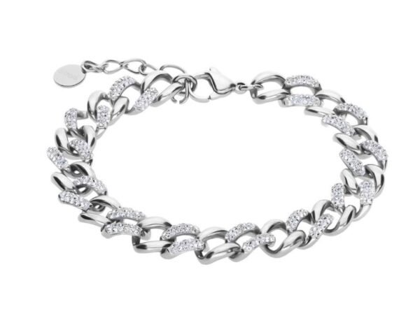 Bracciale Donna Stroili In Acciaio E Cristalli 3 - Verre Gioielli Bracciale Donna Stroili In Acciaio E Cristalli
