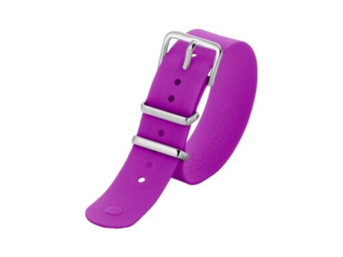 Cinturino In Silicone Ops Object's Viola Verre Gioielli