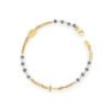 Bracciale Unisex Amen In Argento 925 Con Cristalli E Croce 1 - Verre Gioielli Bracciale Unisex Amen In Argento 925 Con Cristalli E Croce