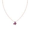 Collana Donna Amen In Argento 925 E Farfalla Con Zirconi 2 - Verre Gioielli Collana Donna Amen In Argento 925 E Farfalla Con Zirconi