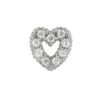 Charm Cuore Piccolo Bliss In Argento 925 E Zirconi Bianchi