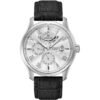 Orologio Uomo Bulova In Acciaio E Pelle Solo Tempo Automatico 2 - Verre Gioielli Orologio Uomo Bulova In Acciaio E Pelle Solo Tempo Automatico